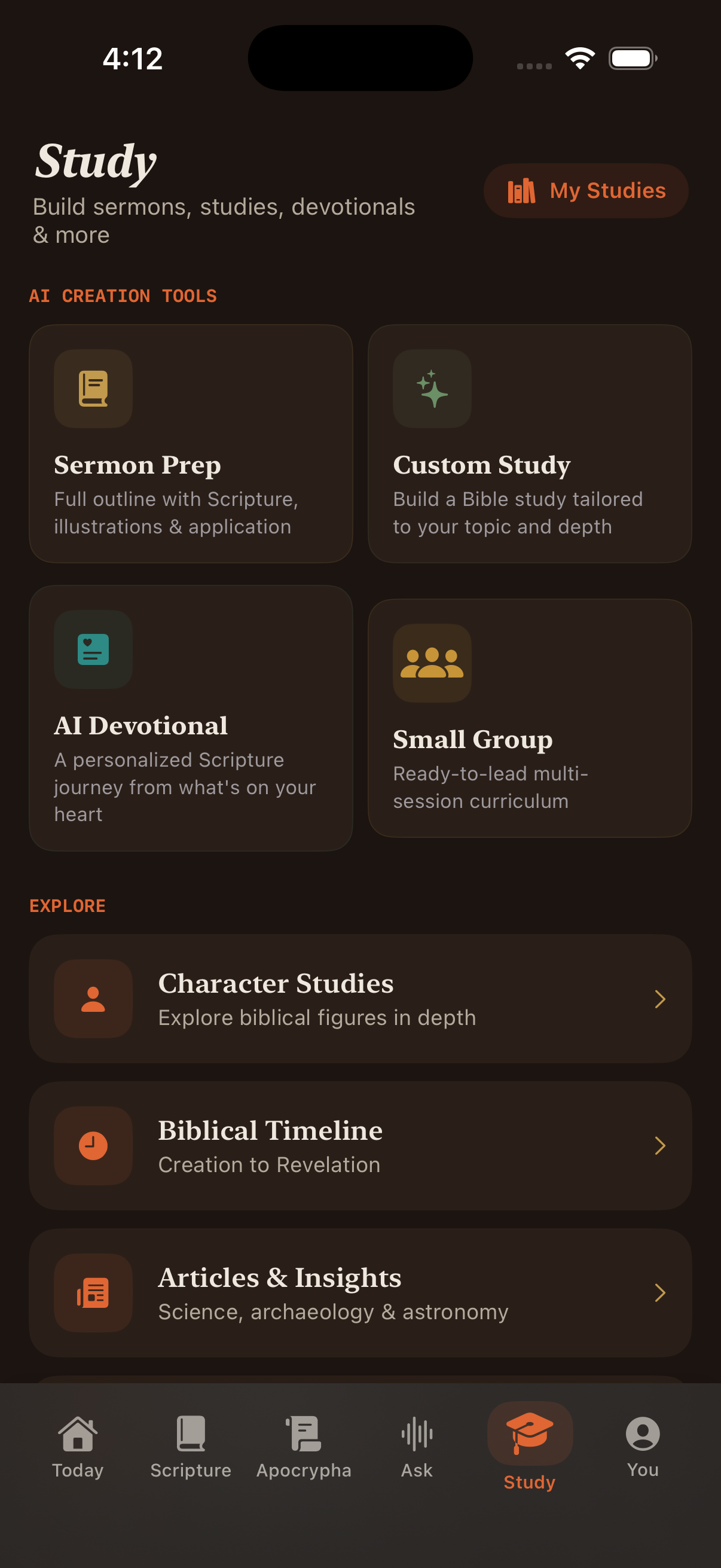 Study tools